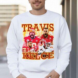 Kansas City Travis Kelce Crewneck Sweatshirt NFL Football Team Fan Apparel 17